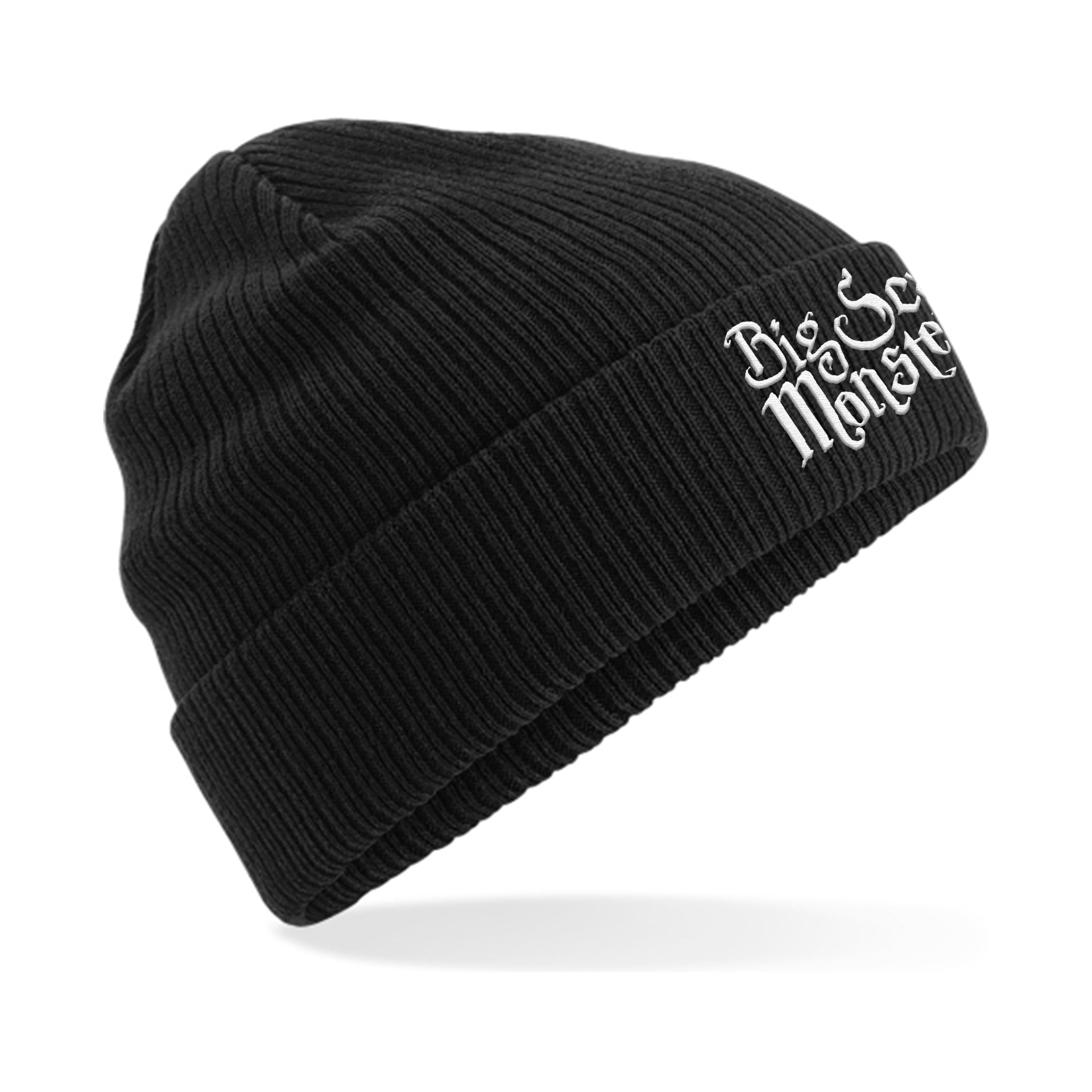 BSM Embroidered Organic Cotton Beanie
