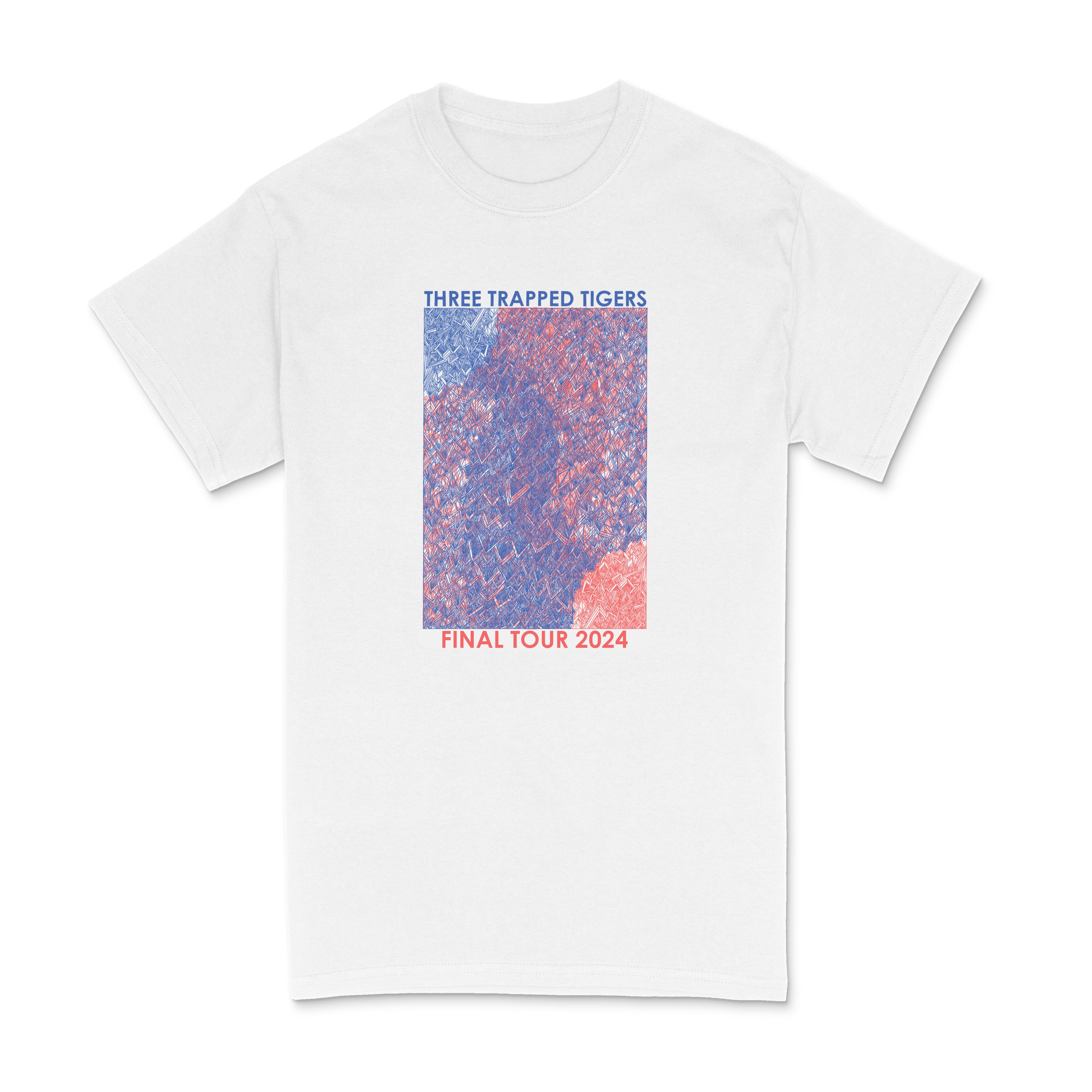Three Trapped Tigers White T-shirt