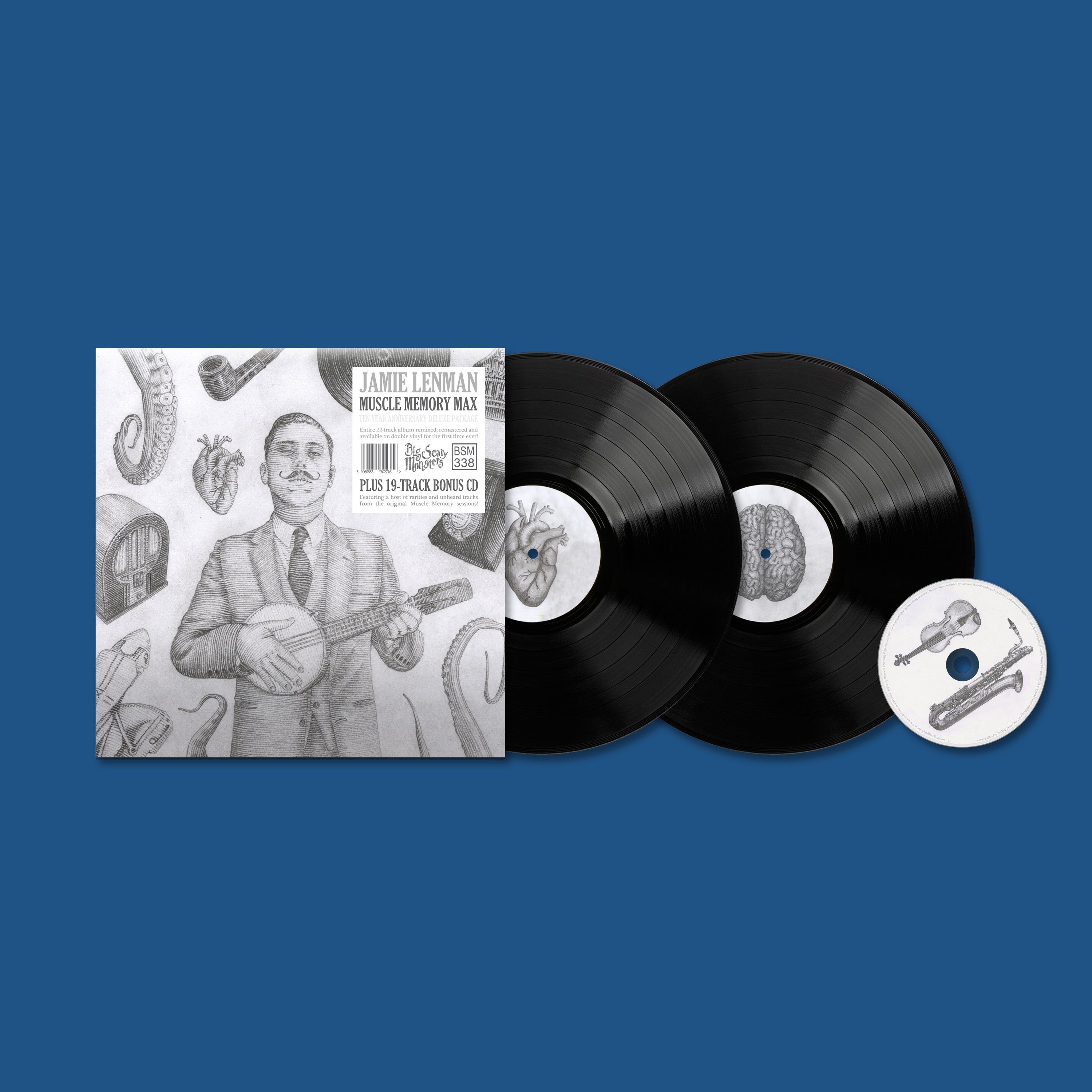 Jamie Lenman - Muscle Memory Max 2LP + Live 2LP Bundle