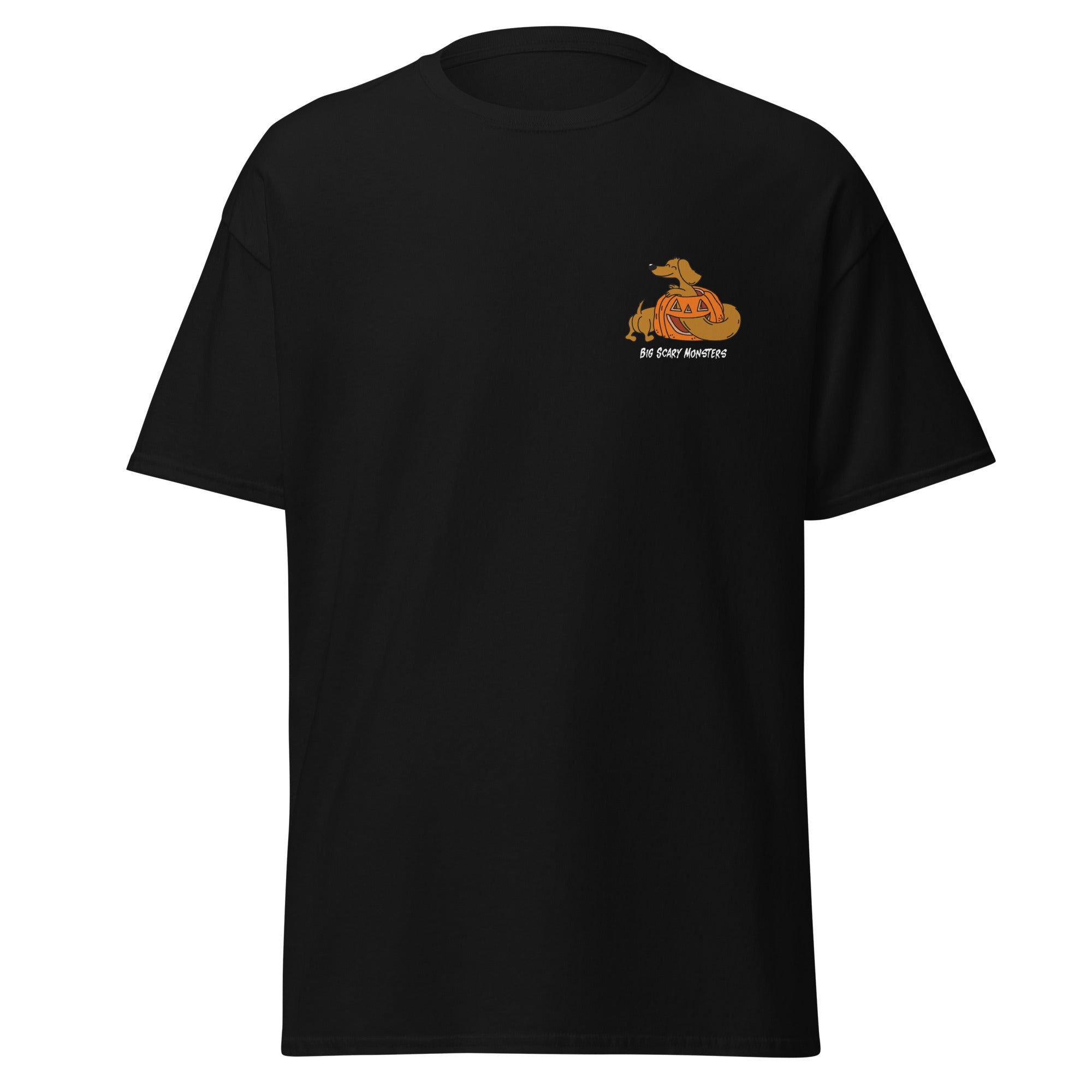 big scary monsters BSM Pumpkin Dog T-shirt
