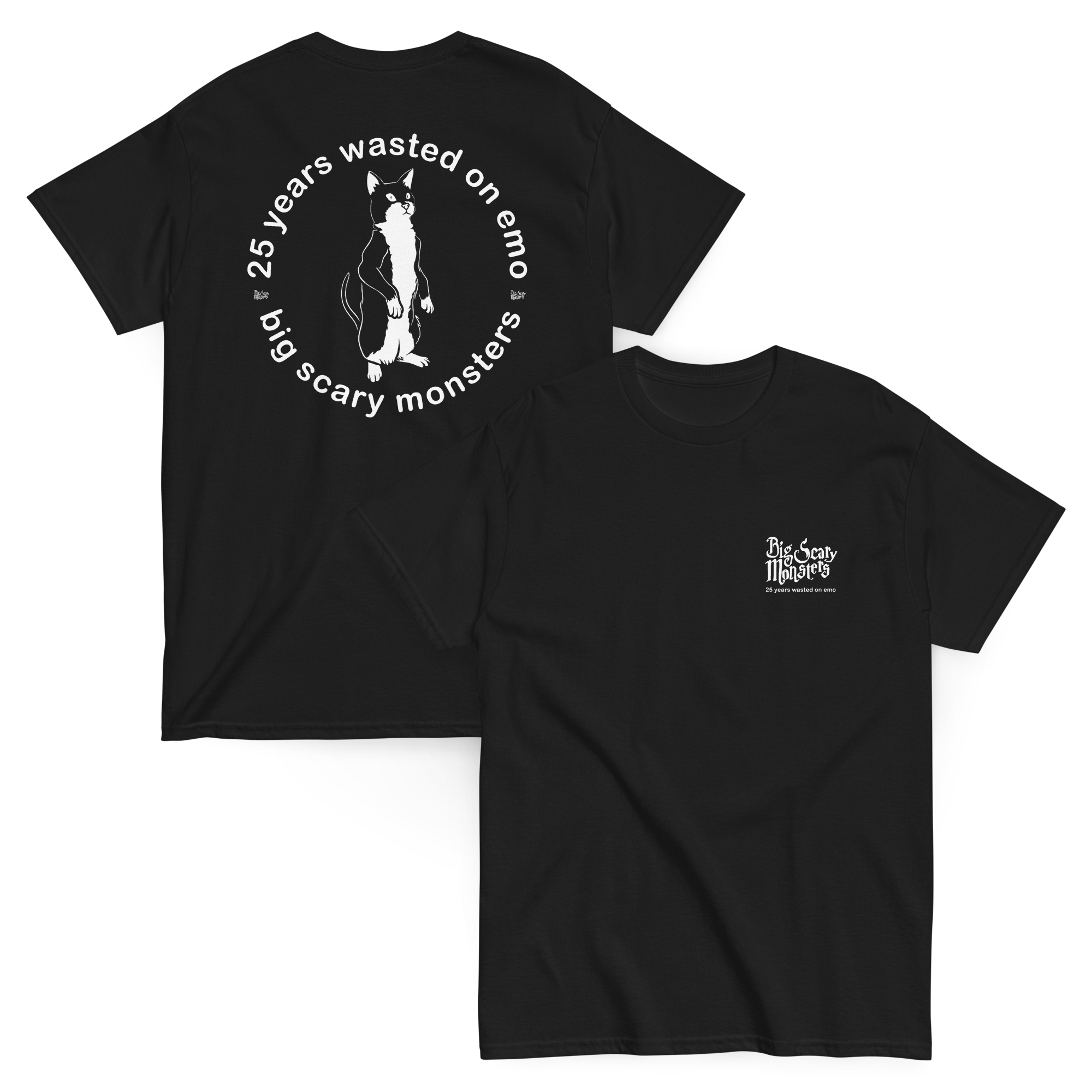 25 Years Wasted On Emo Cat T-shirt