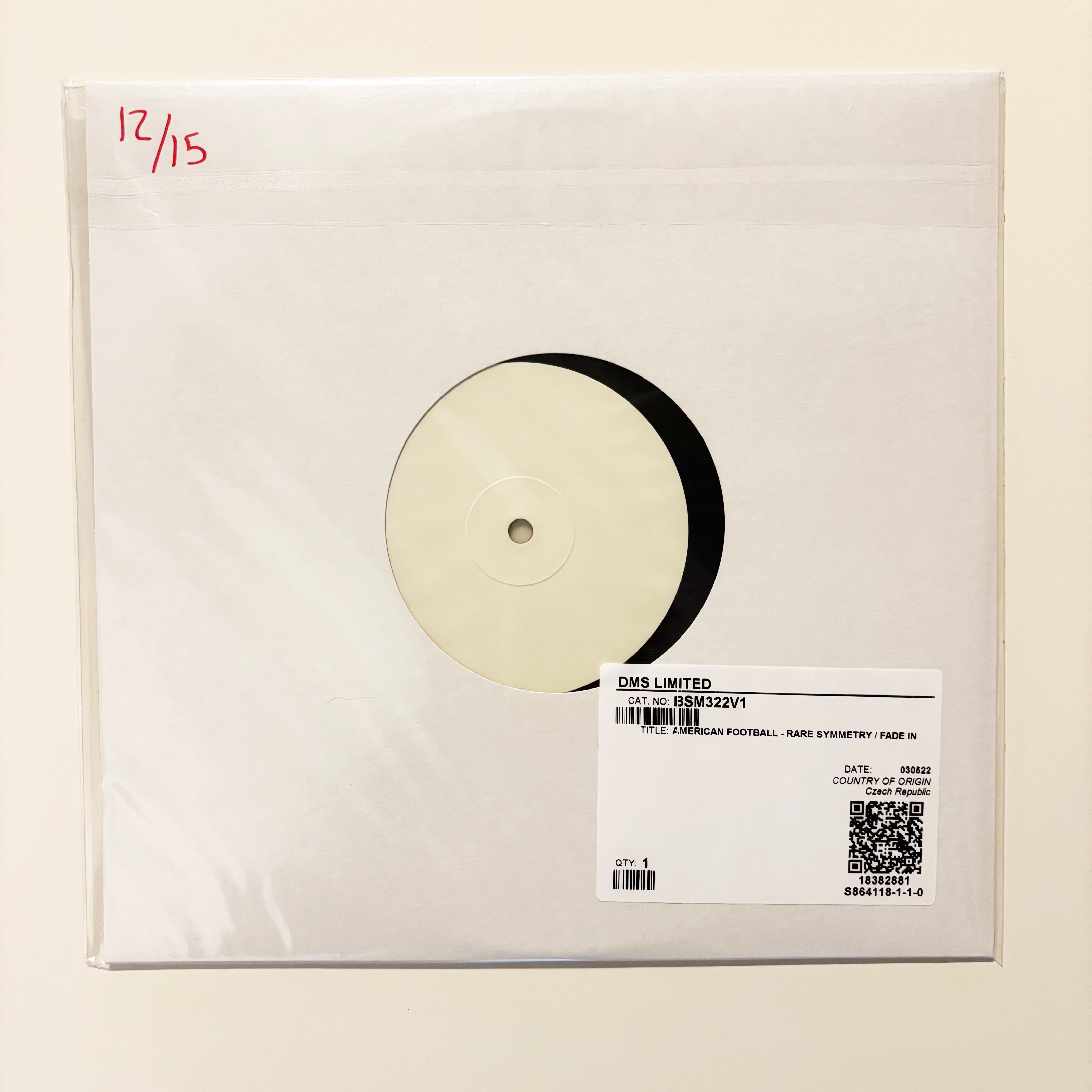 American Football – Rare Symmetry / Fade Into You 10”