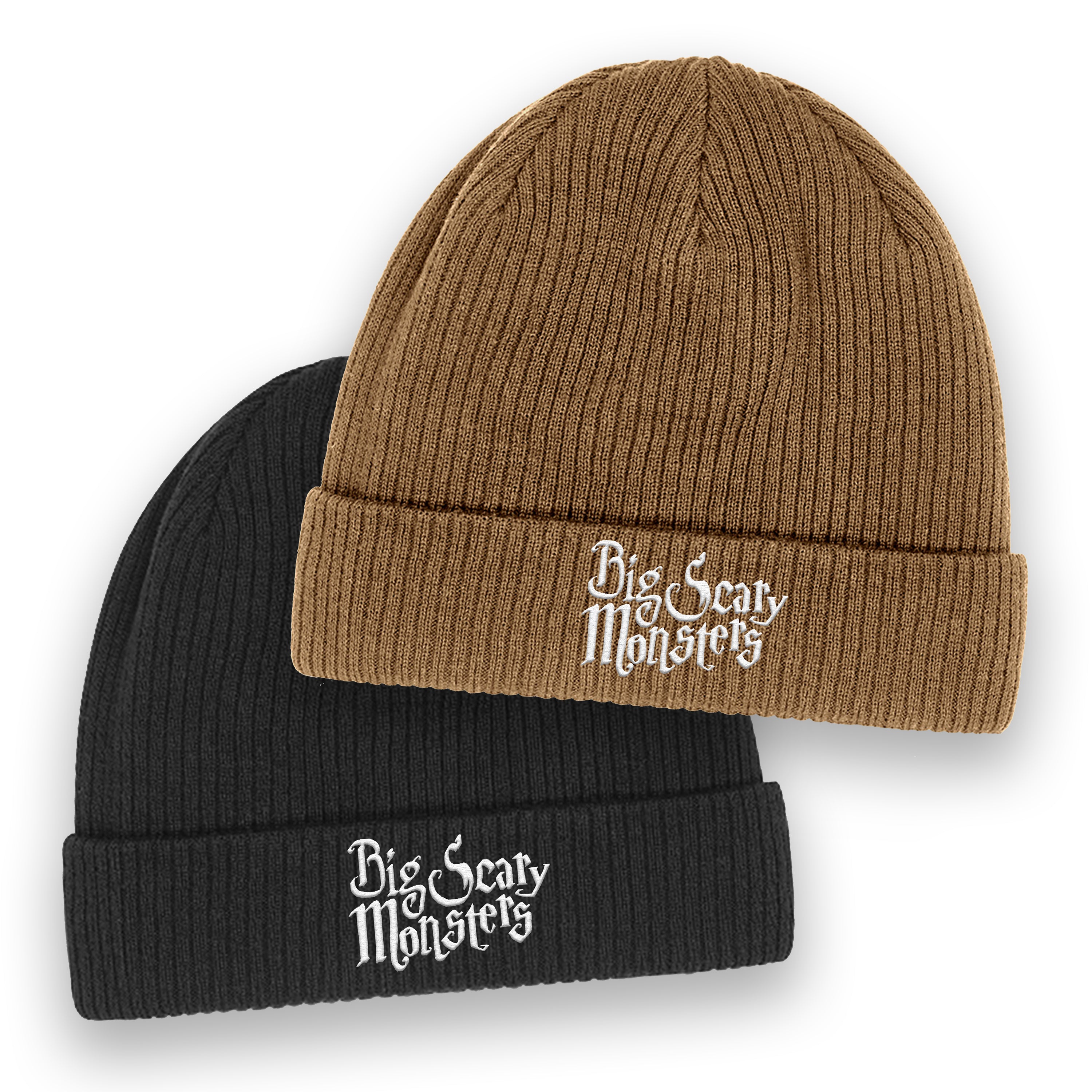 BSM Embroidered Organic Cotton Beanie